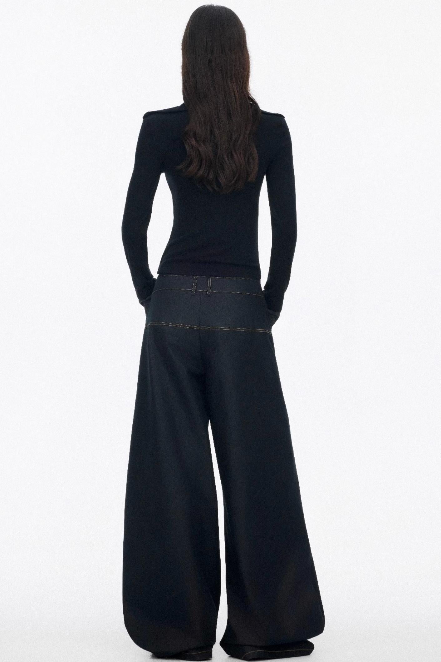 Henry Collar Knitted Top