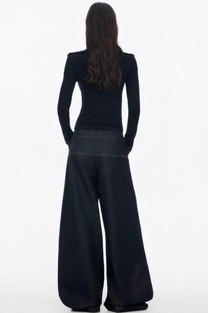 Henry Collar Knitted Top