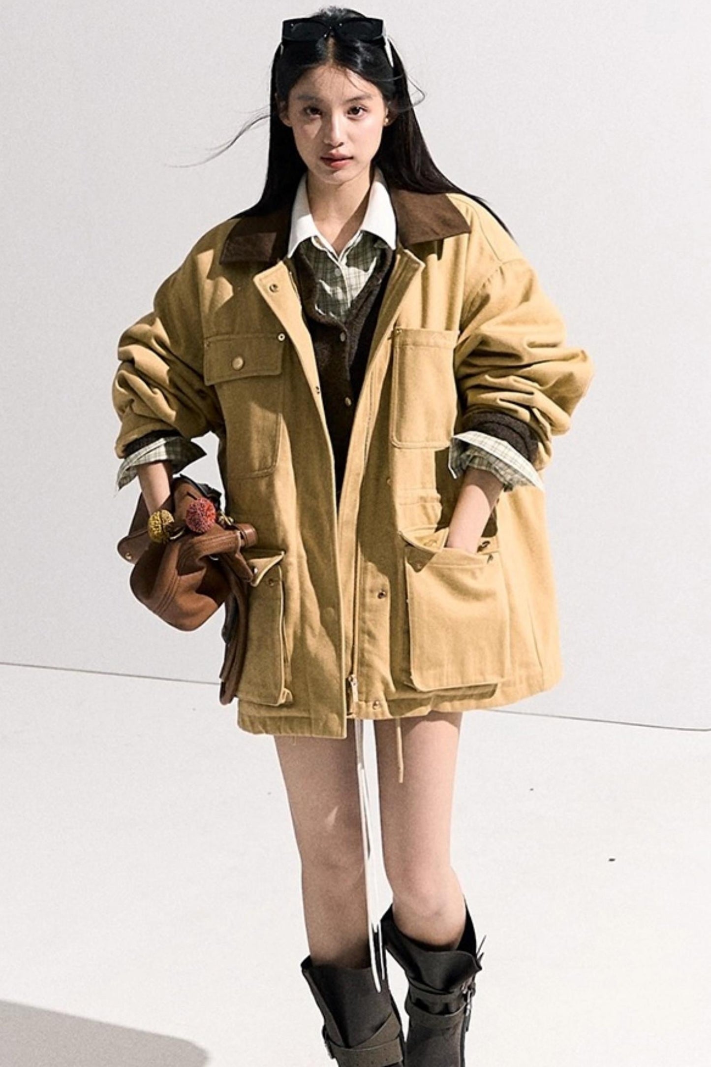 Vintage Wool Crewneck Cardigan