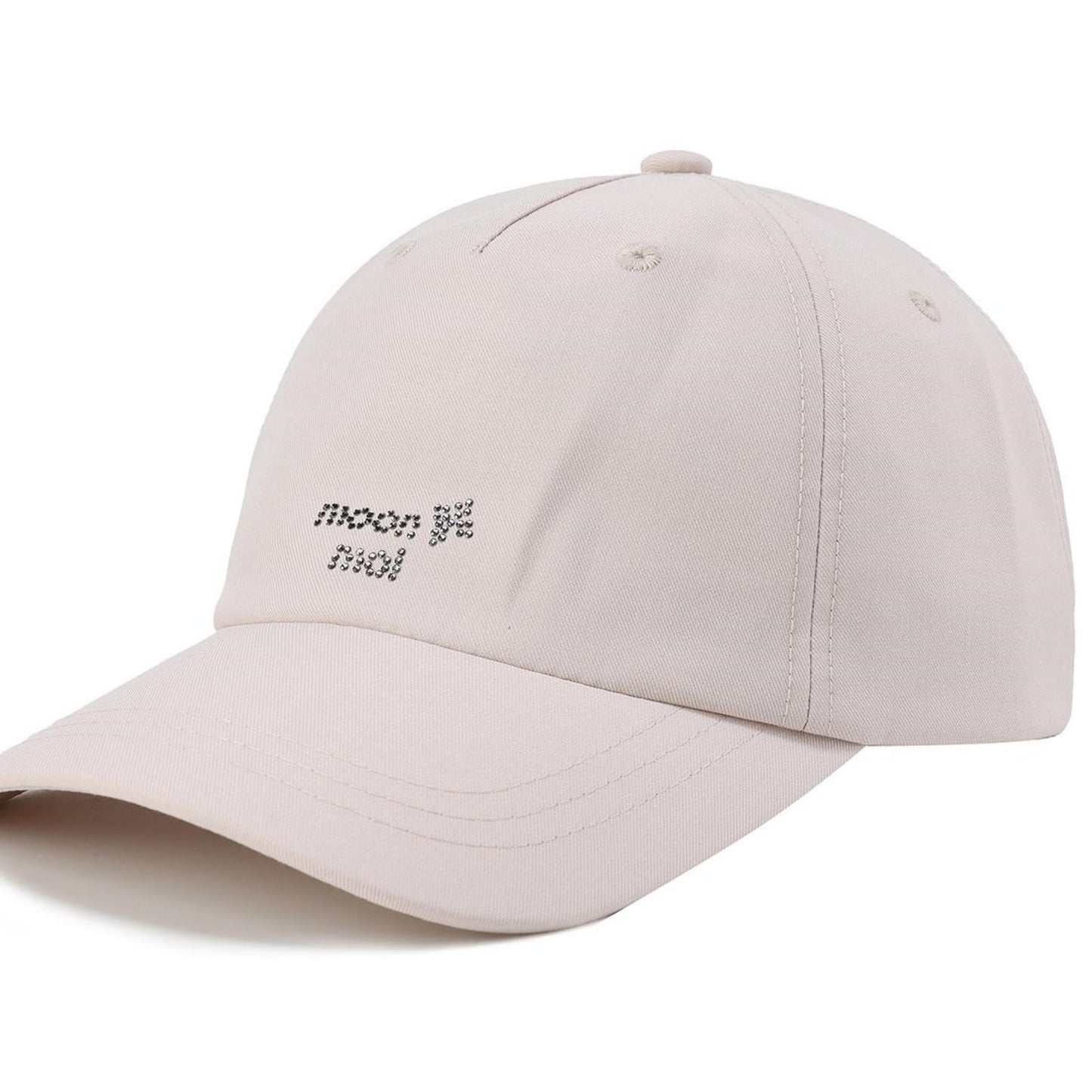 Floral Rhinestone Cap