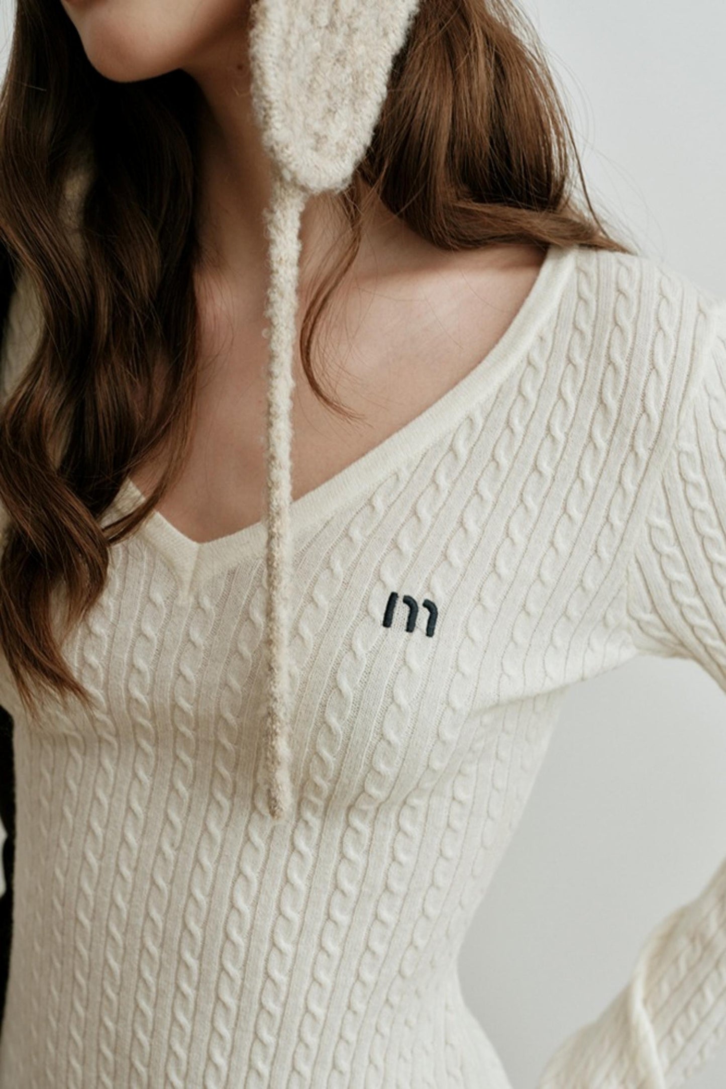 Velvet Twist Knitted Top