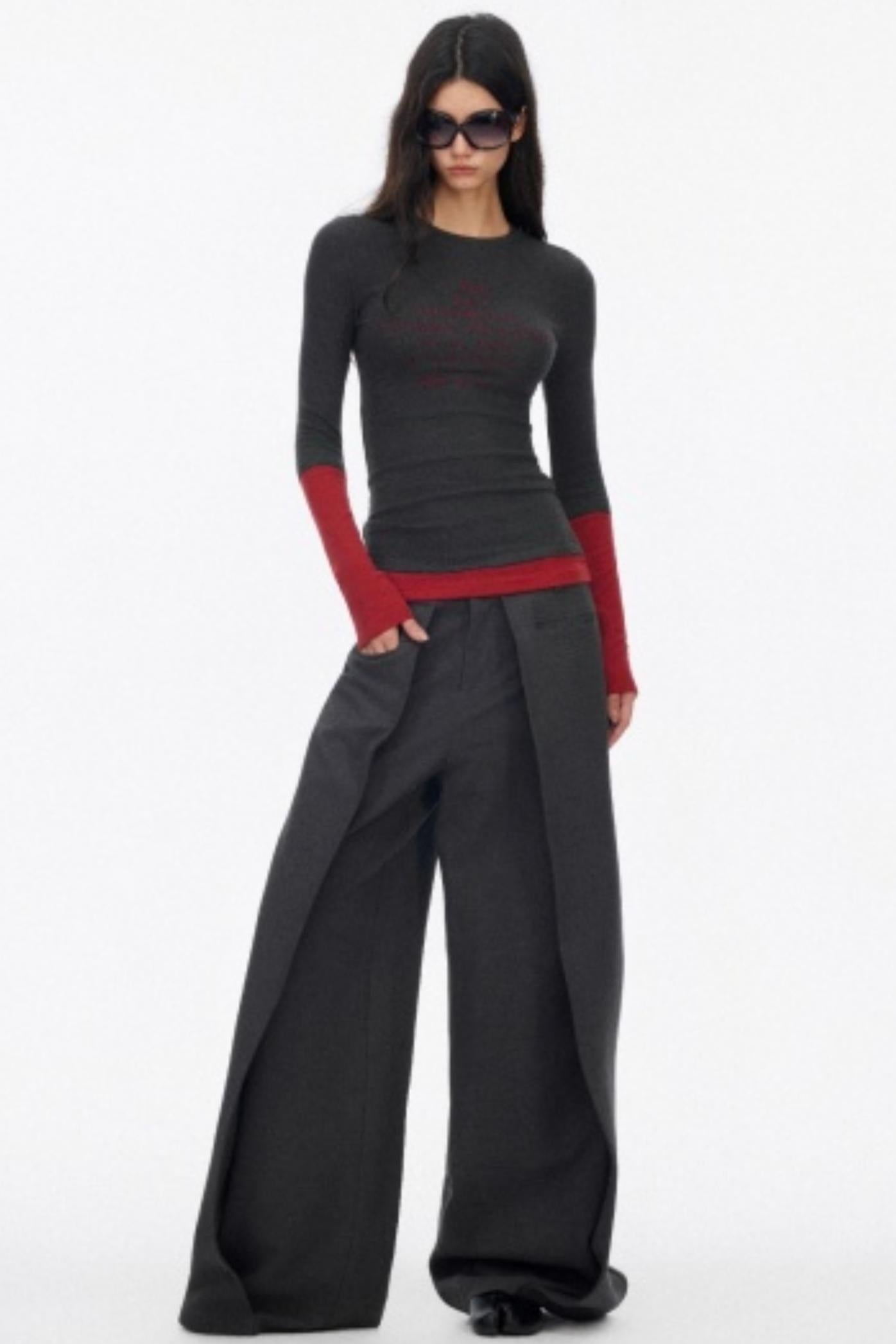 Layered Letter Print T-Shirt