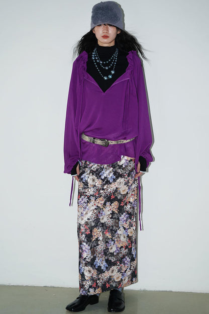 Sunscreen Lace-Up Shirt