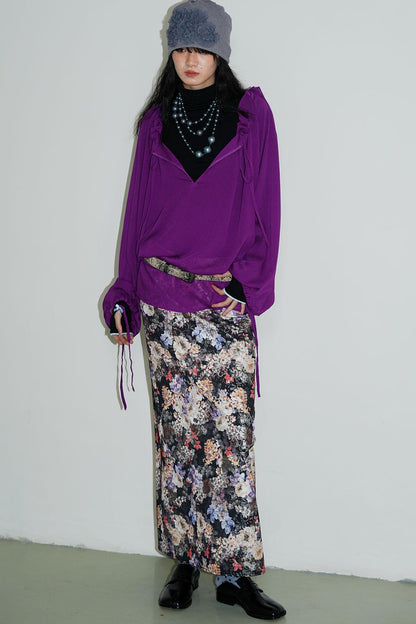 Sunscreen Lace-Up Shirt