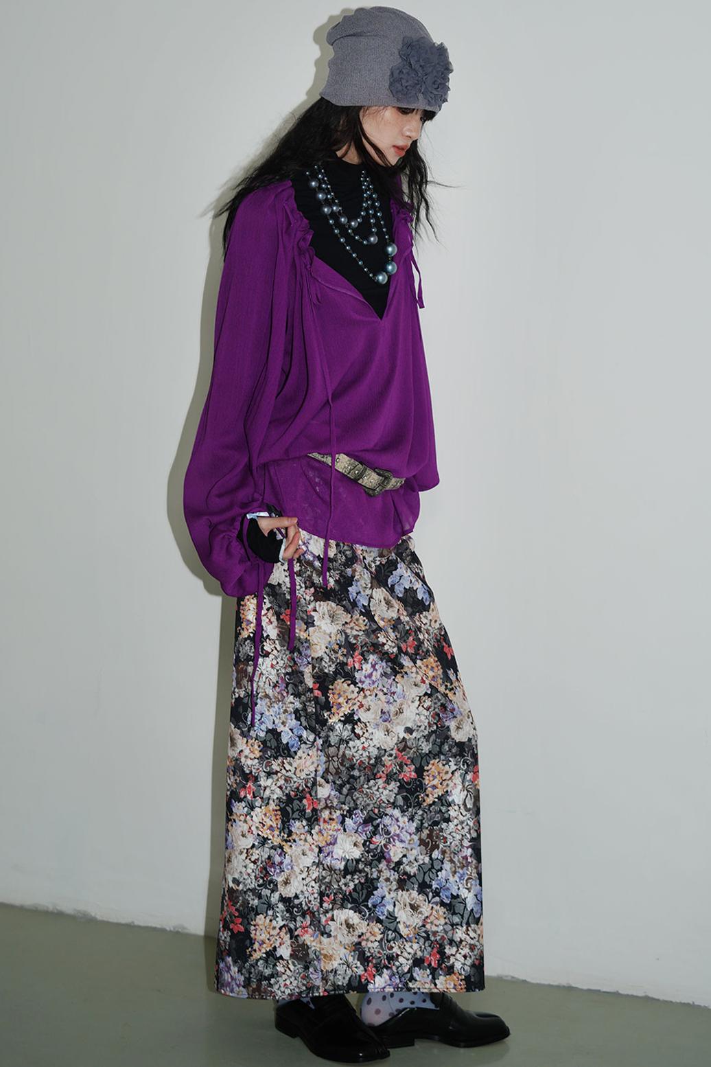 Sunscreen Lace-Up Shirt