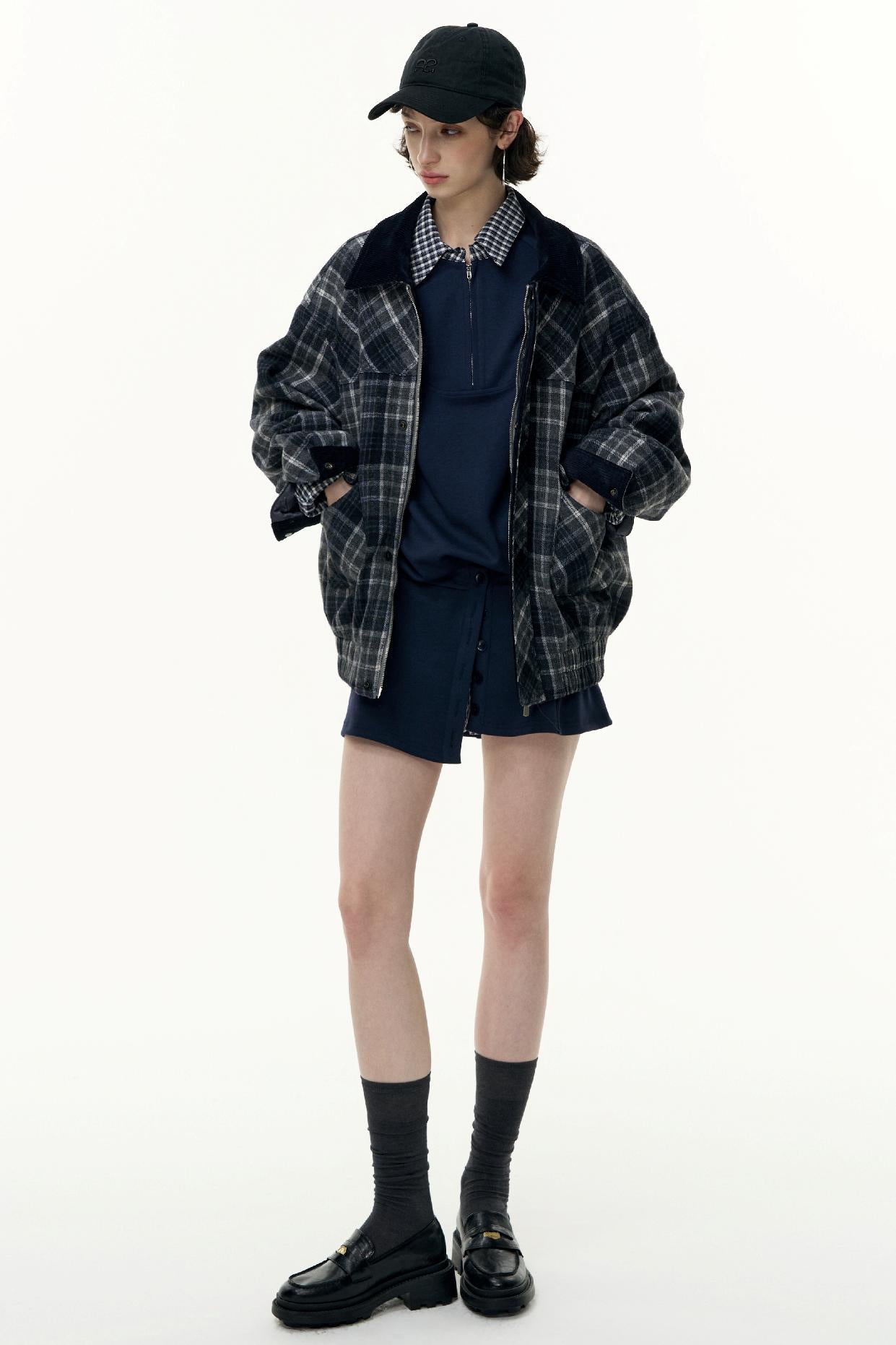 Pullover Sweatshirt Short Skirt Set-Up
