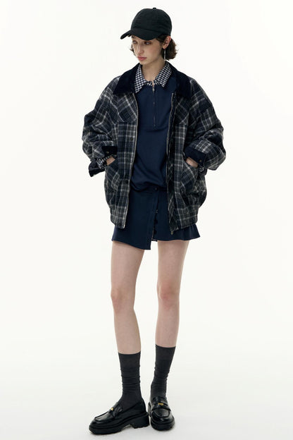 Pullover Sweatshirt Short Skirt Set-Up
