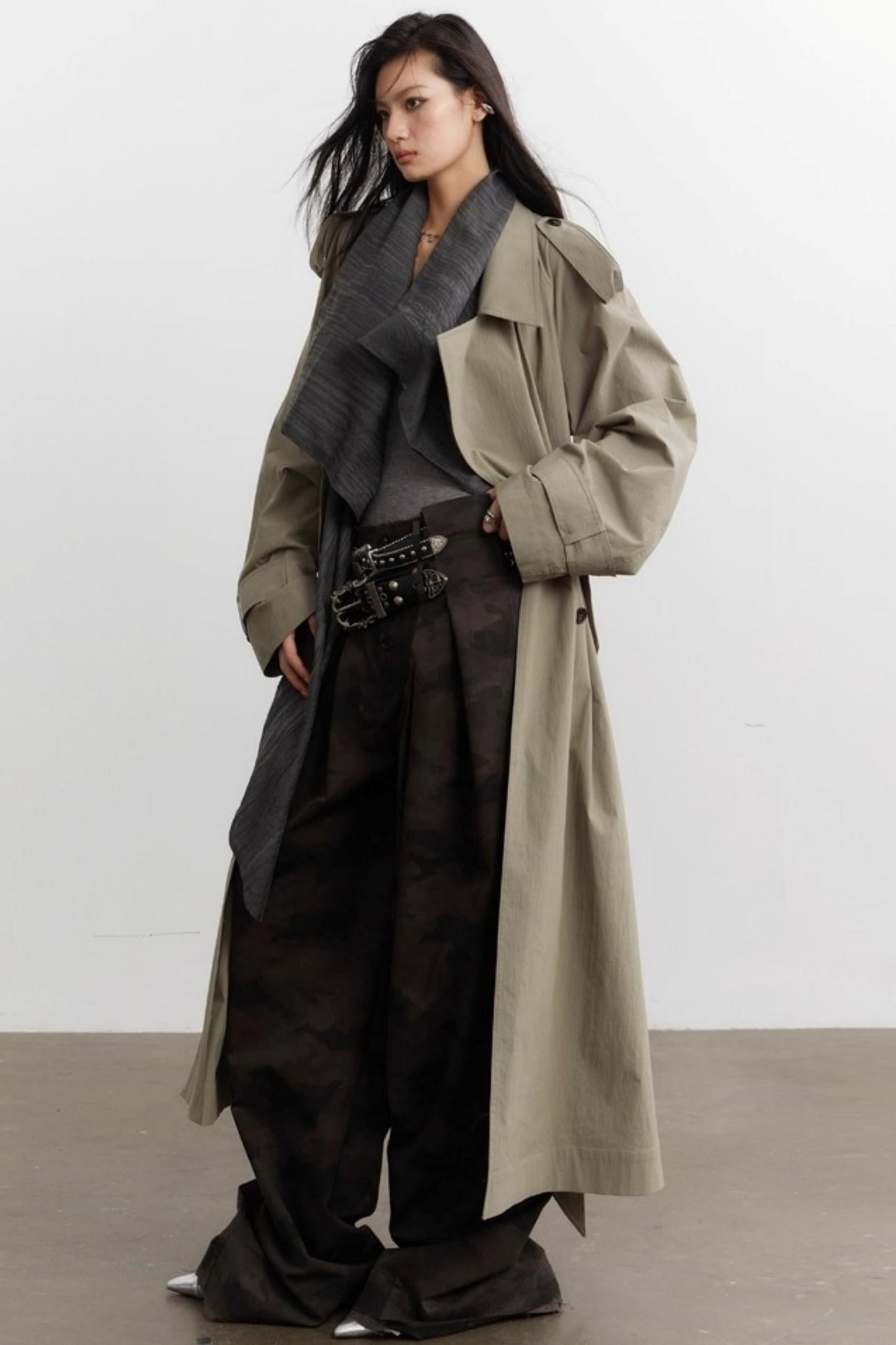 Urban Relaxed Long Trench Coat