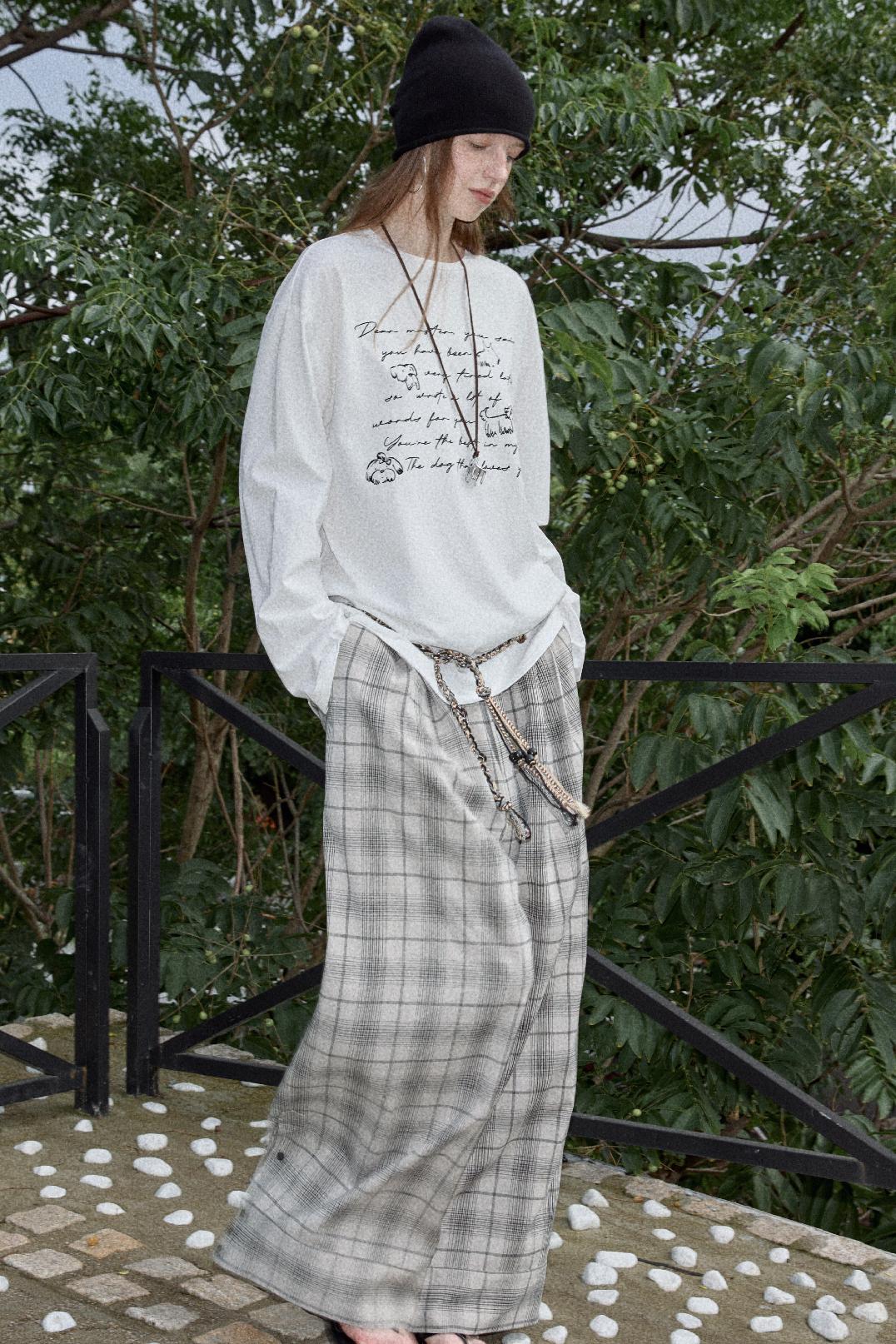 Long Sleeve Relaxed Fit Printed T-Shirt