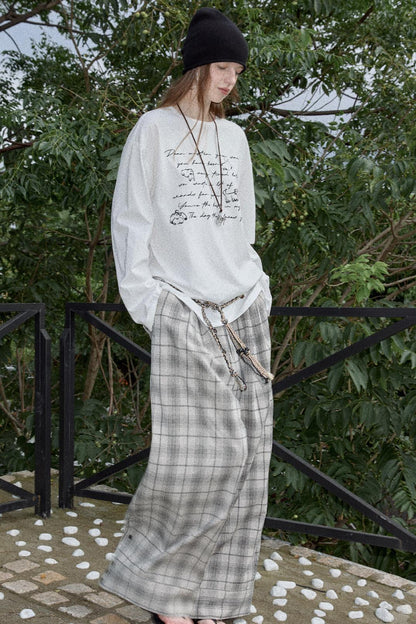 Long Sleeve Relaxed Fit Printed T-Shirt