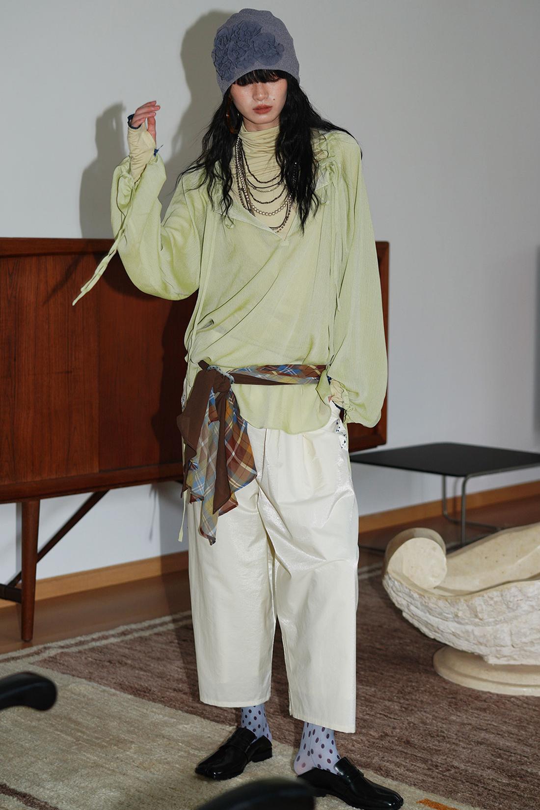 Sunscreen Lace-Up Shirt