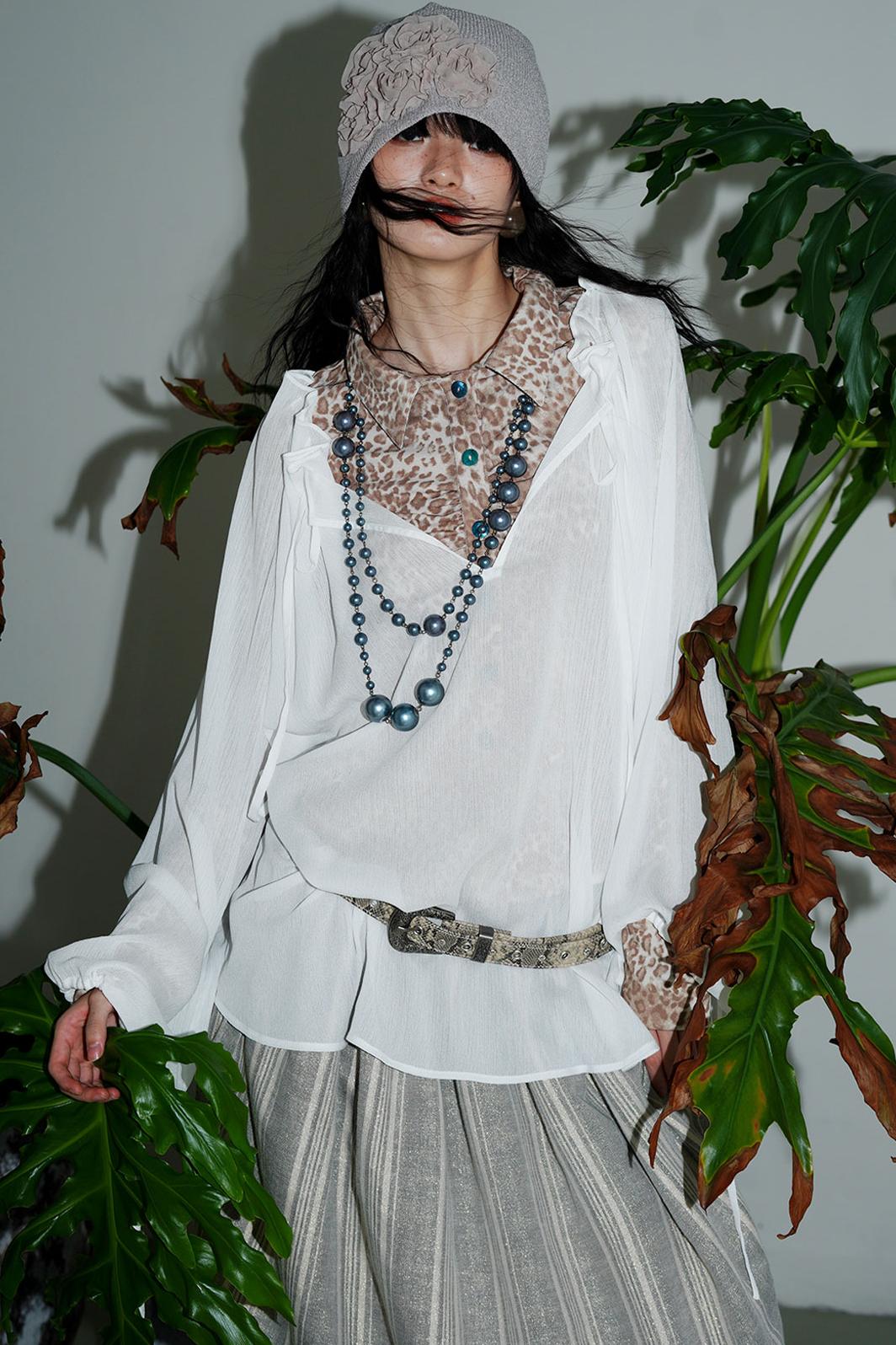 Sunscreen Lace-Up Shirt