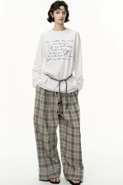 Long Sleeve Relaxed Fit Printed T-Shirt