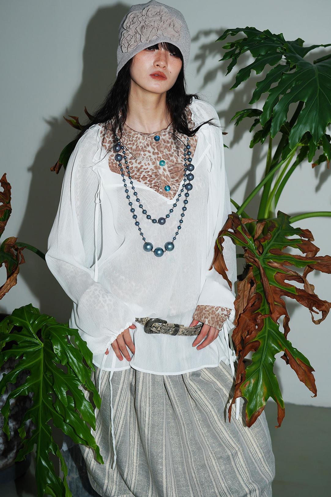 Sunscreen Lace-Up Shirt