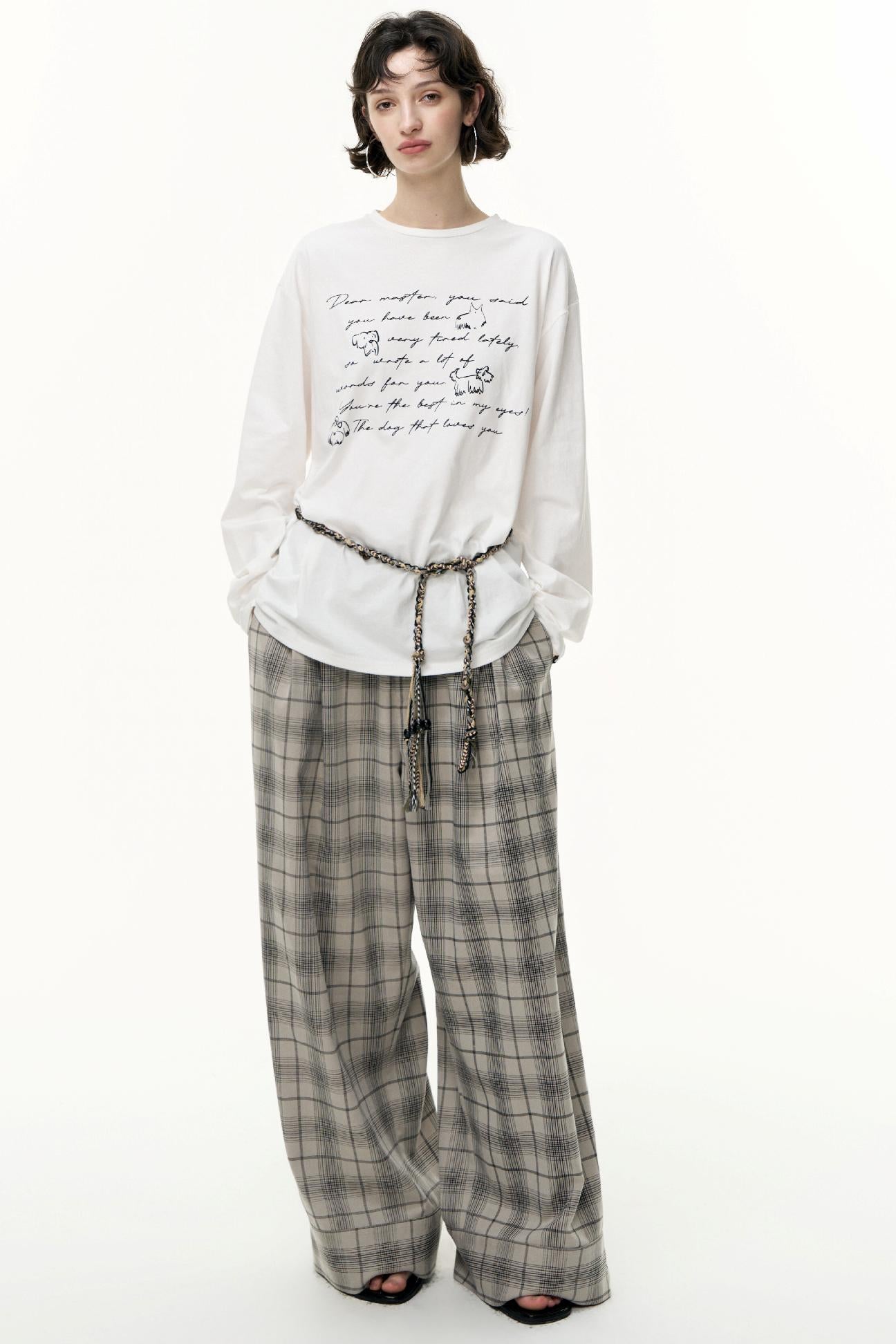 Long Sleeve Relaxed Fit Printed T-Shirt