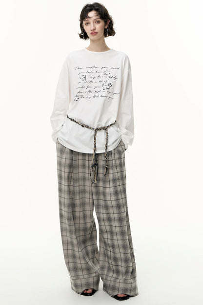 Long Sleeve Relaxed Fit Printed T-Shirt