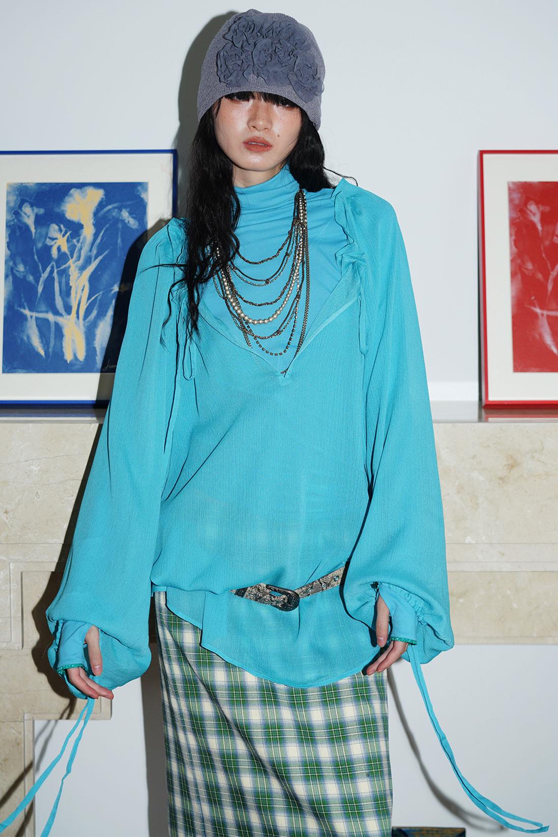 Sunscreen Lace-Up Shirt