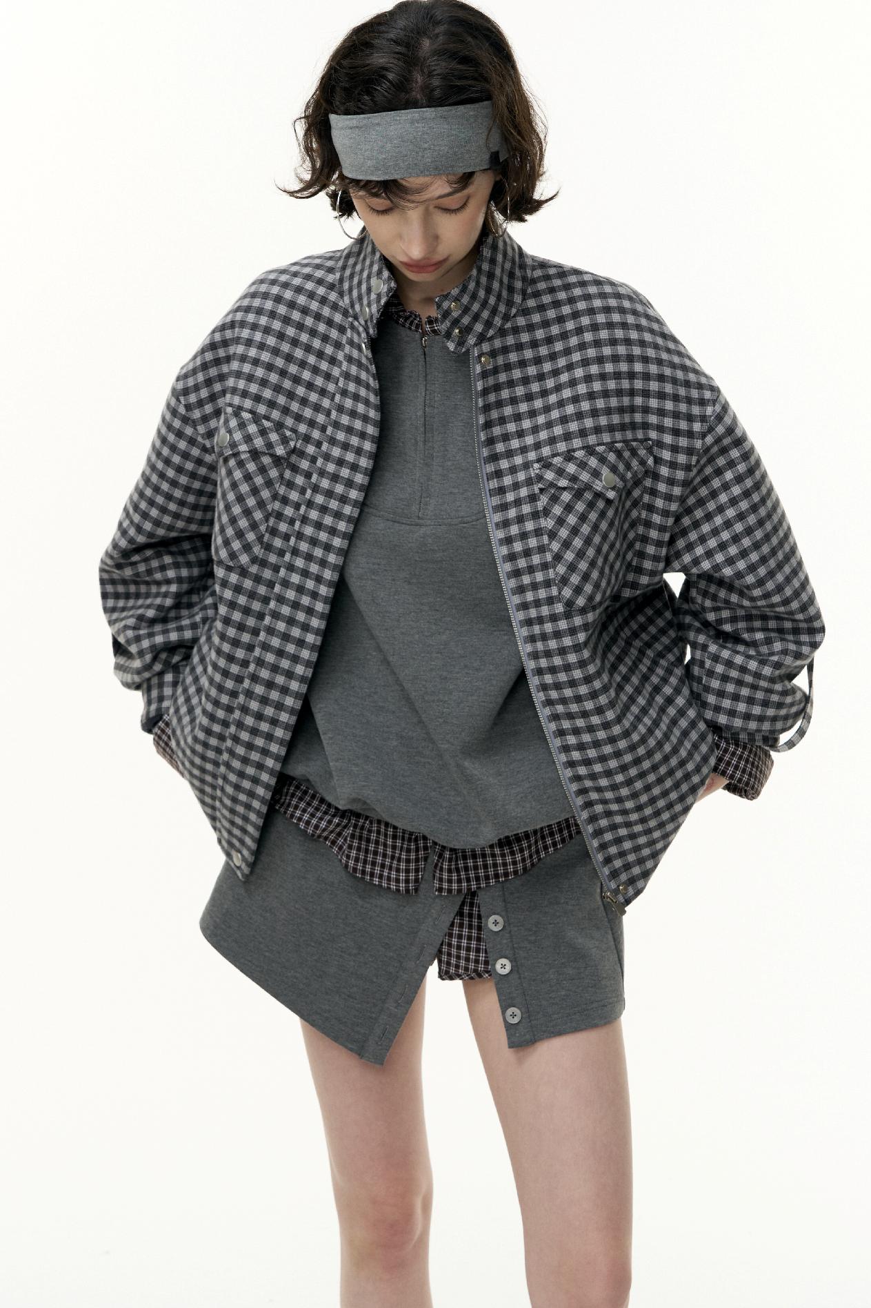 Pullover Sweatshirt Short Skirt Set-Up