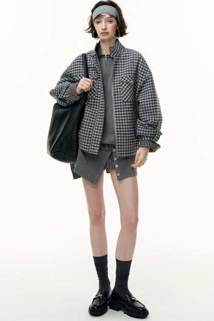 Pullover Sweatshirt Short Skirt Set-Up