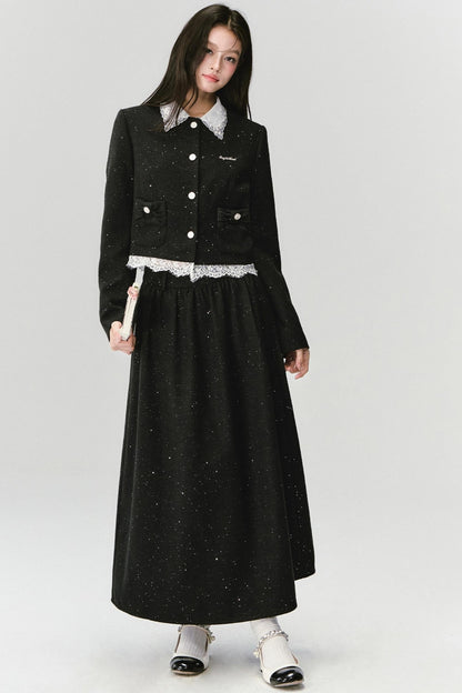 Baroque Fragrance Suit Top & Skirt Set-Up