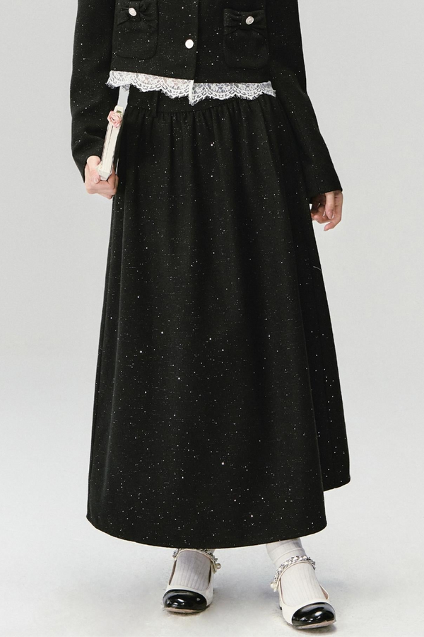 Baroque Fragrance Suit Top & Skirt Set-Up