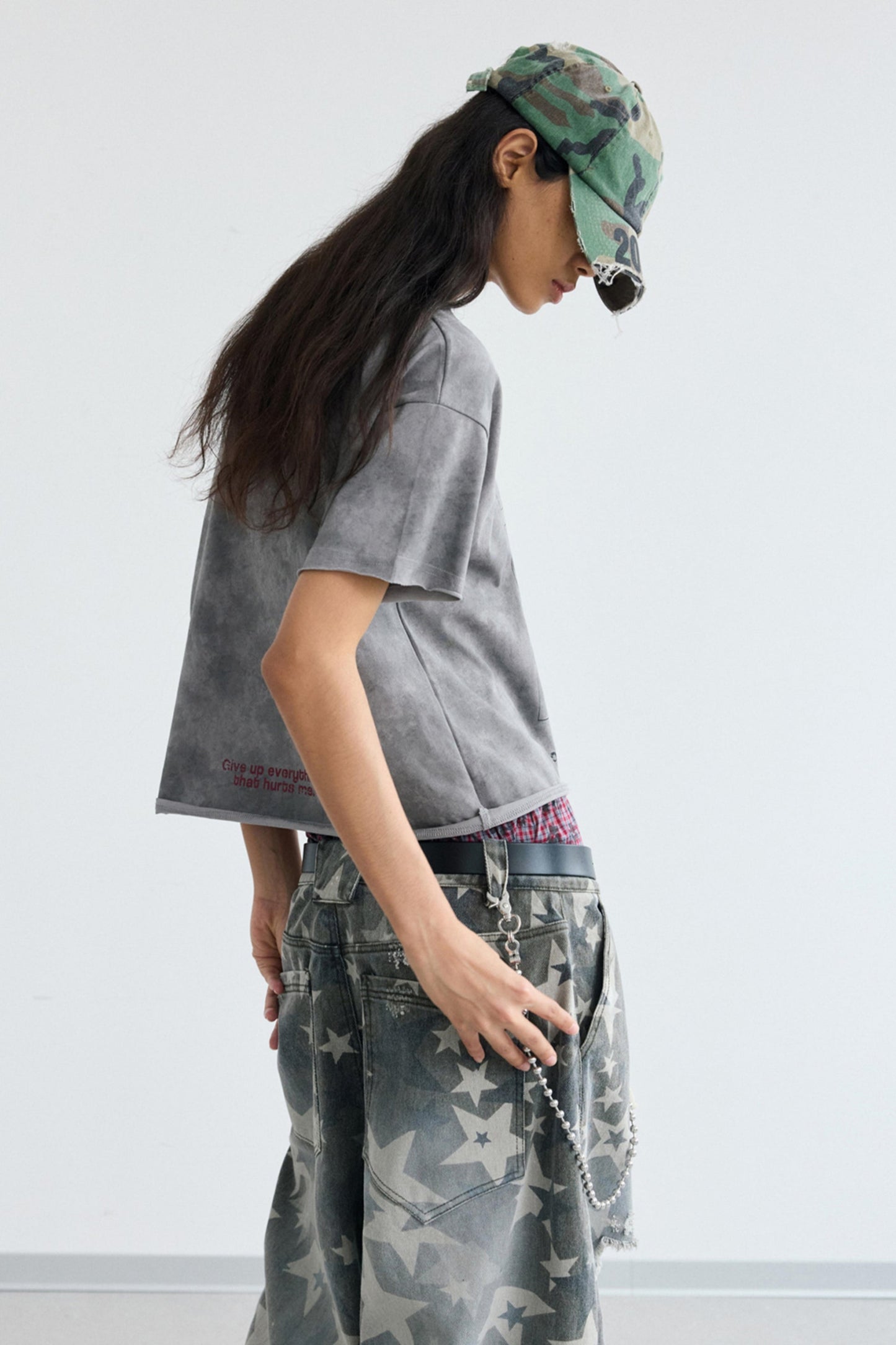 Retro Loose Peplum Tee