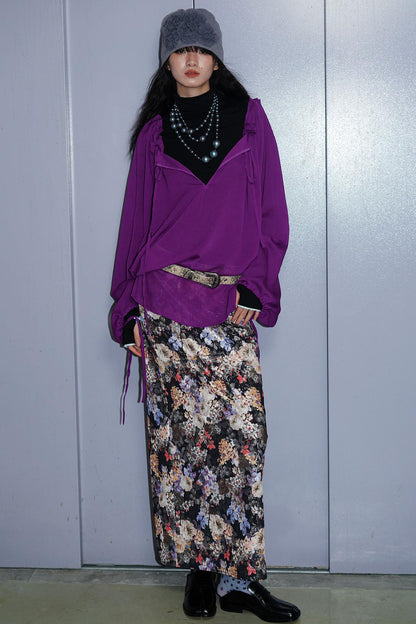 Sunscreen Lace-Up Shirt