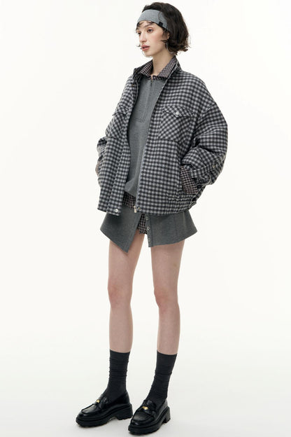 Pullover Sweatshirt Short Skirt Set-Up