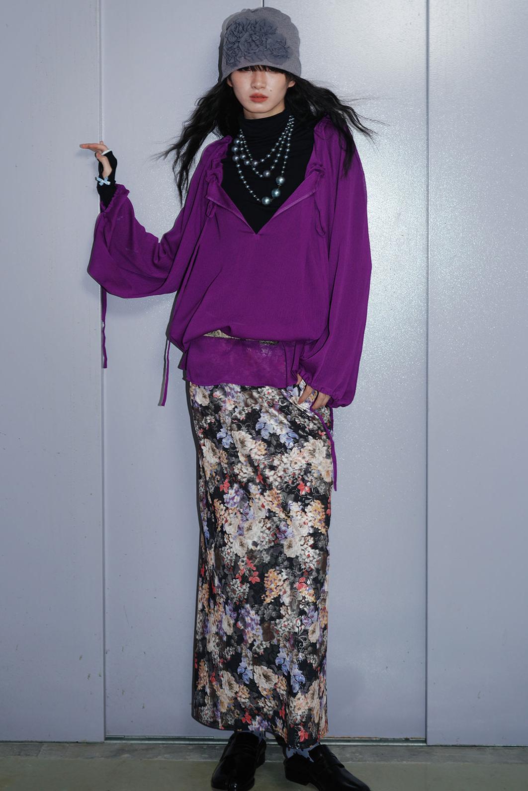 Sunscreen Lace-Up Shirt