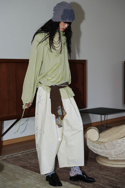 Sunscreen Lace-Up Shirt