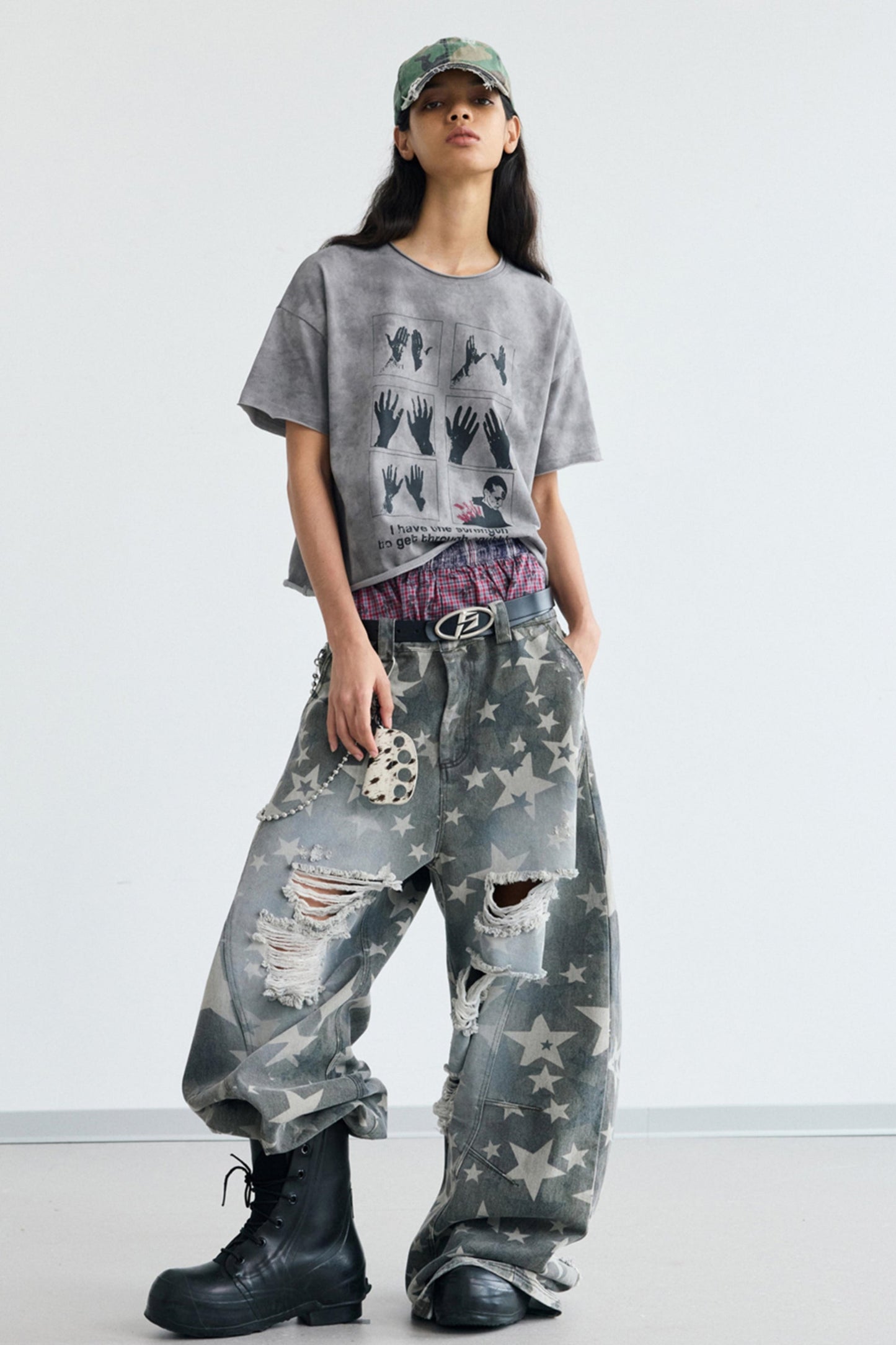 Retro Loose Peplum Tee