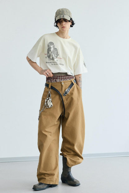 Vintage Wide-Leg Pants