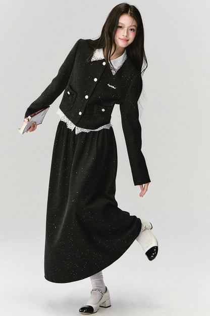 Baroque Fragrance Suit Top & Skirt Set-Up