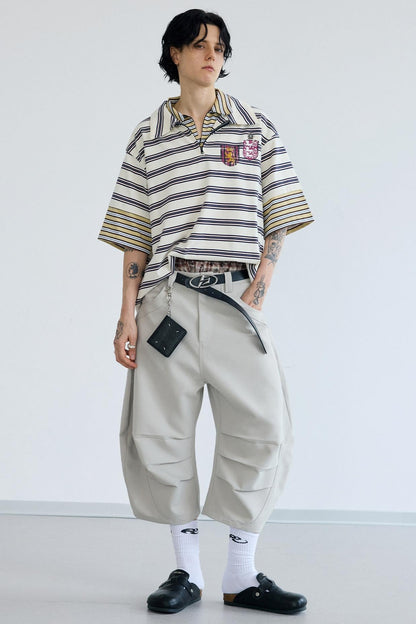 Wrinkle-Free Pleated Work Pants