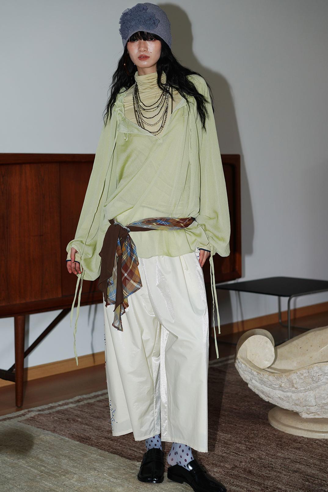 Sunscreen Lace-Up Shirt