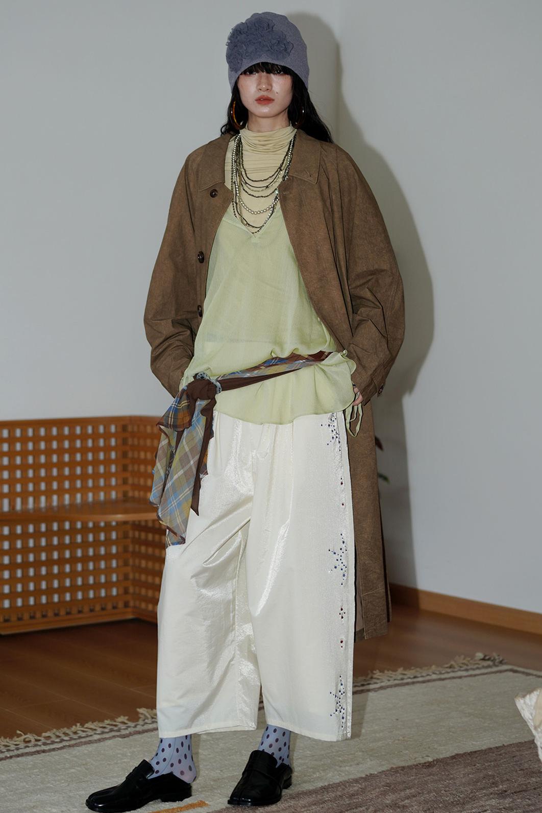 Sunscreen Lace-Up Shirt