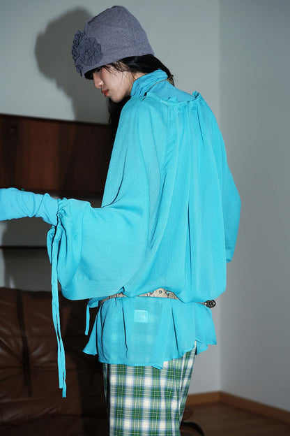 Sunscreen Lace-Up Shirt