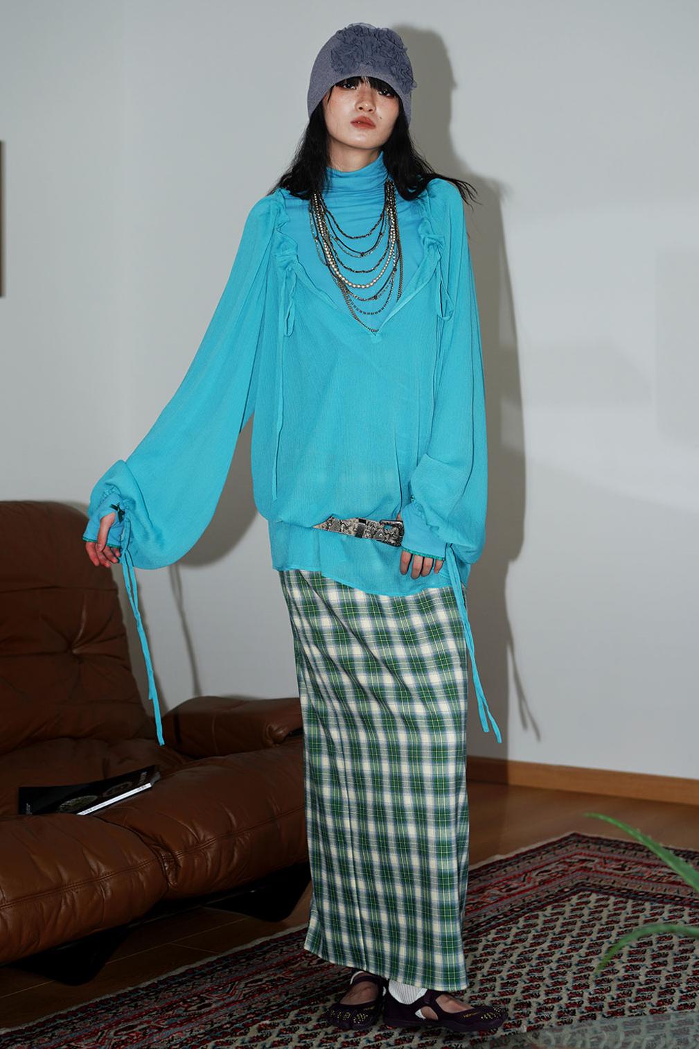 Sunscreen Lace-Up Shirt