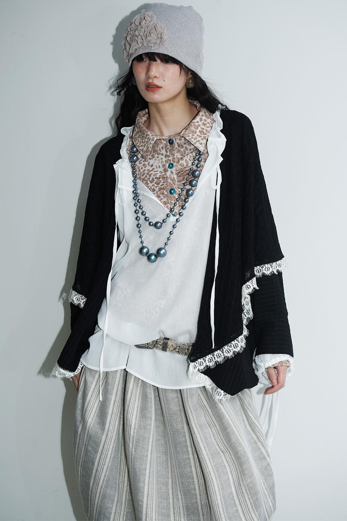 Sunscreen Lace-Up Shirt