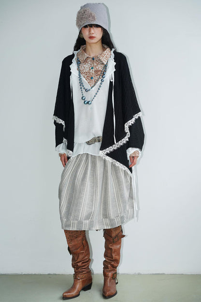 Sunscreen Lace-Up Shirt