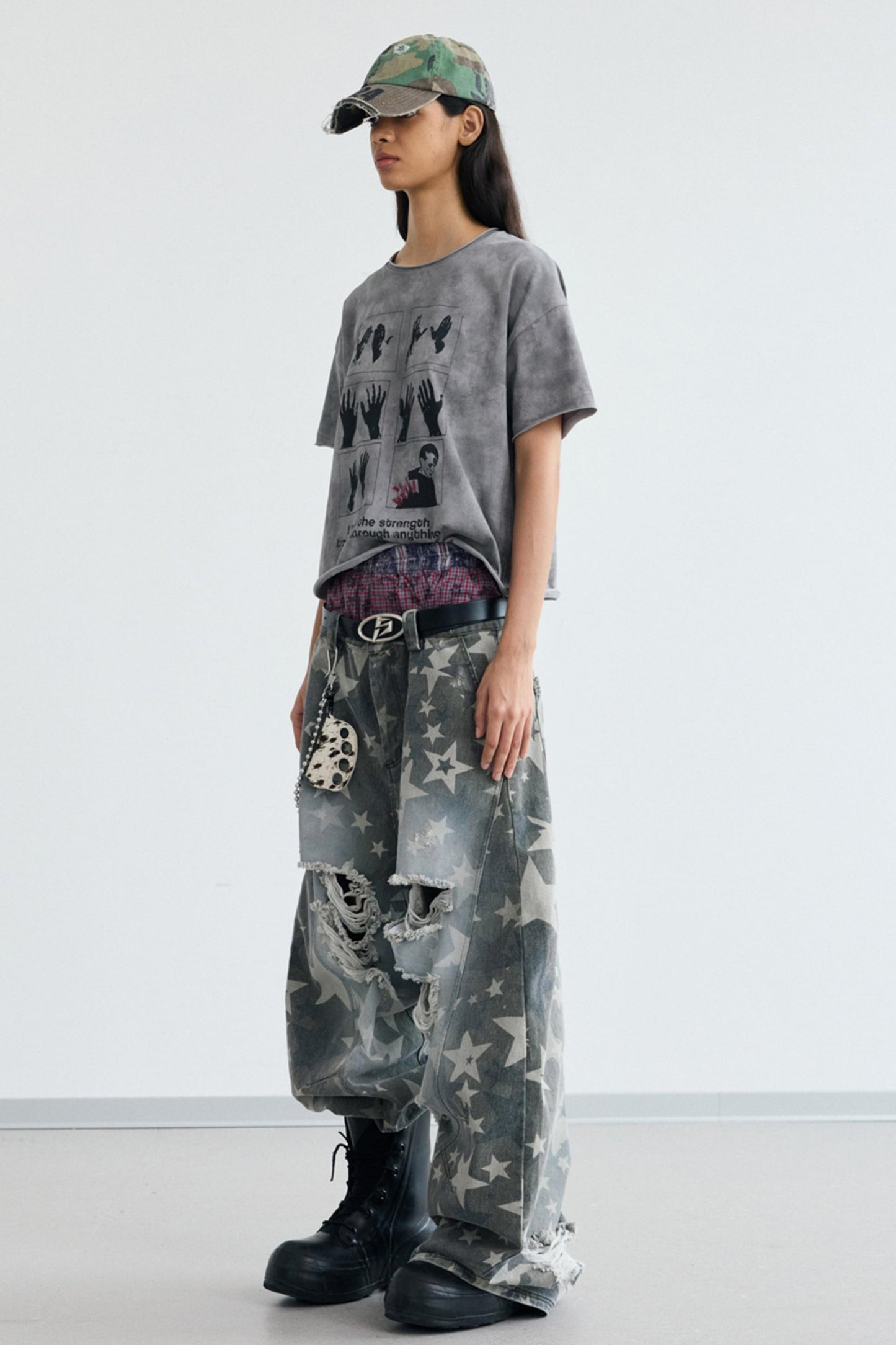 Retro Loose Peplum Tee