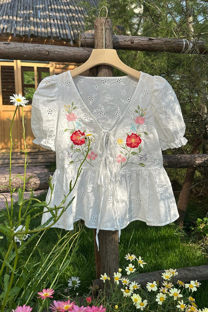 Summer Lace Top Skirt Set-Up