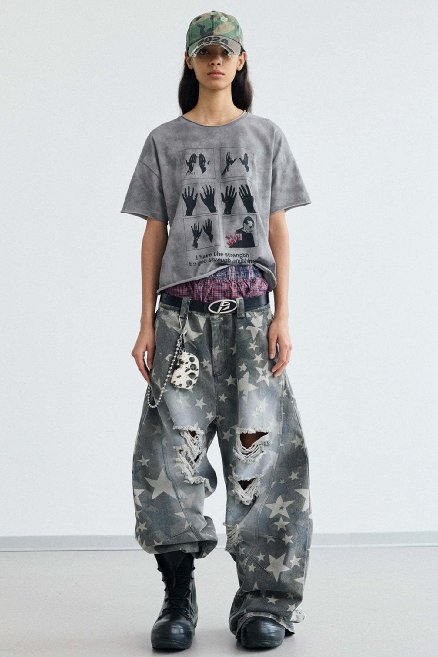 Retro Loose Peplum Tee