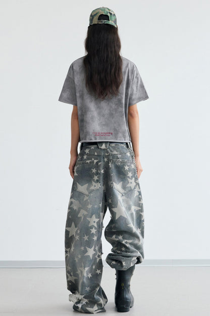 Retro Loose Peplum Tee