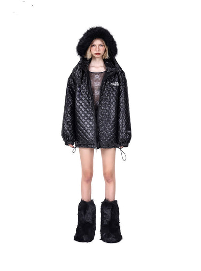 Fox Fur Loose Genderless Cotton Jacket