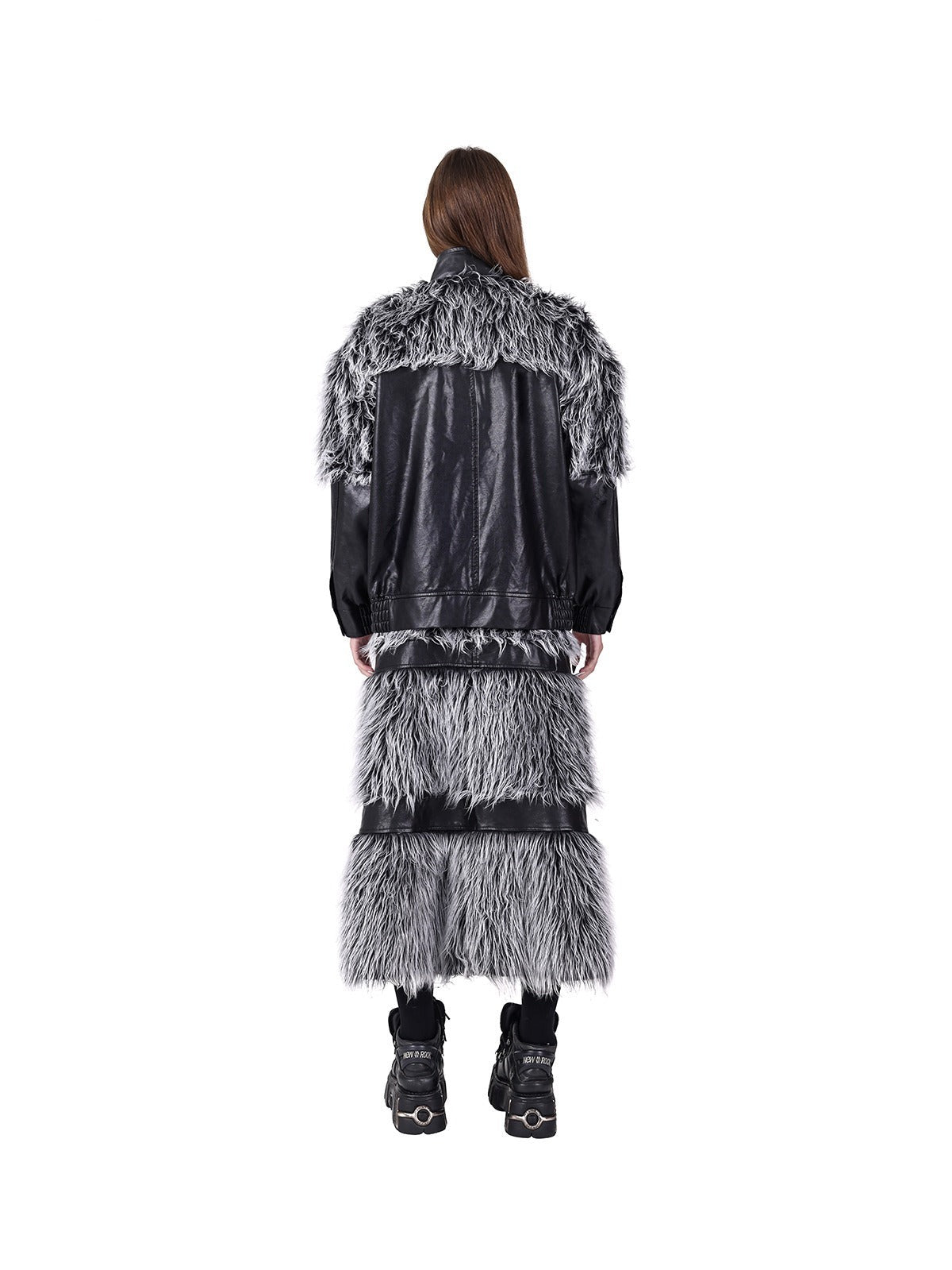 original structural black silver coat