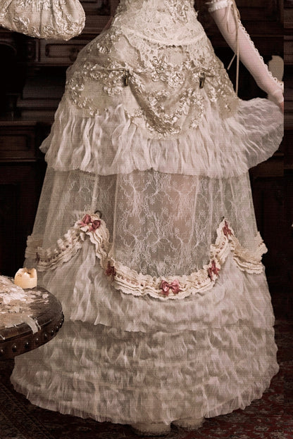 Elegant French Vintage Skirt Set-Up