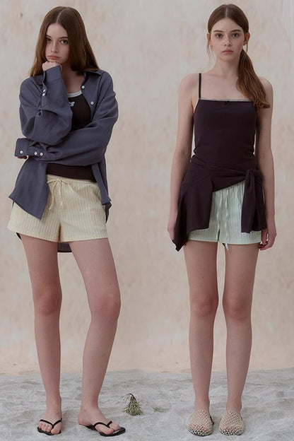 Comfort Striped Shorts