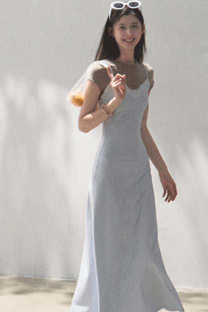 Chic Waist-Cinching Camisole Dress