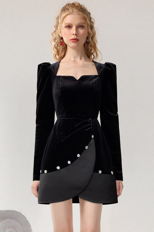 Tranquil Diamond Irregular Dress